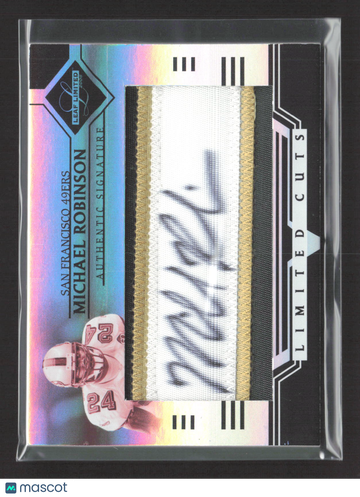 2006 Leaf Limited Limited Cuts Michael Robinson #LC-23 /30 Limited Cuts Authentic Signature
