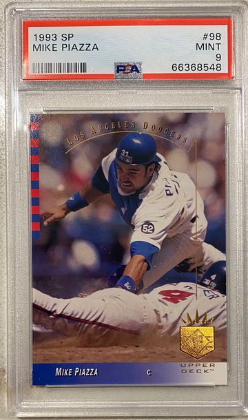 1993 SP Mike Piazza RC PSA 9
