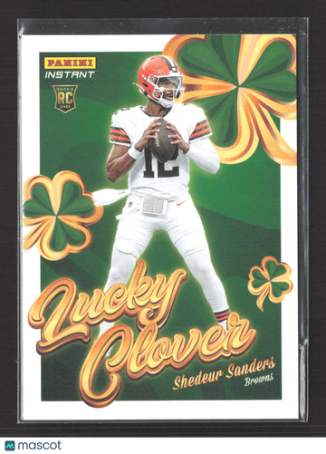 2025 Panini Instant Lucky Clover Shedeur Sanders #20 RC