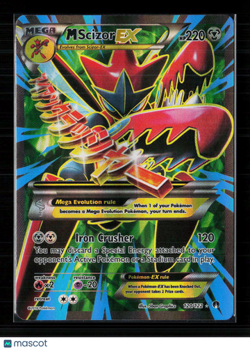 2016 BREAKpoint M Scizor EX Holo Rare FA #120/122