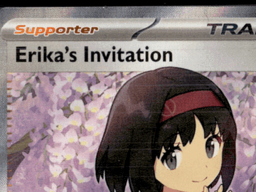 2023 Scarlet & Violet 151 Erika's Invitation Holo Secret Rare FA #196/165