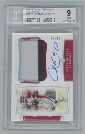 Kyler Murray NT Silver RPA BGS 9