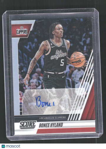 2022-23 Panini Chronicles Bones Hyland #SPS-BHY Score Premium Signatures Silver AU