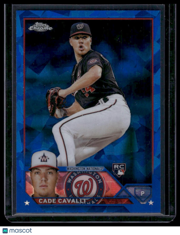 2023 Topps Chrome Sapphire Edition Cade Cavalli #320 RC