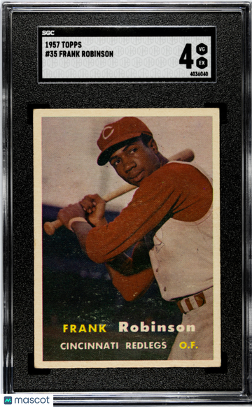 1957 Topps Frank Robinson #35 SGC 4