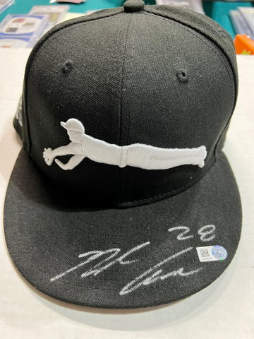 Nolan Arenado Silhouette Autographed New Era Hat MLB COA  