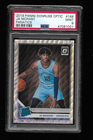2019 Donruss Optic Fanatics JA Morant PSA 9