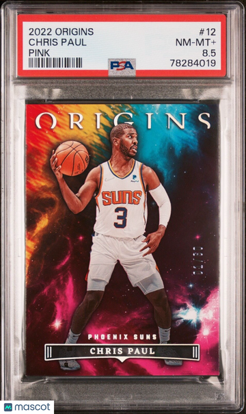 2022 Panini Origins Chris Paul #12 Pink Parallel/Variety PSA 8.5