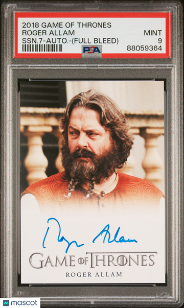 2018 Game Of Thrones Season 7-Autograph Roger Allam (Full Bleed) PSA 9