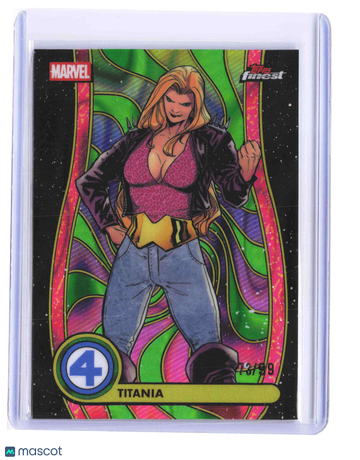 2026 Topps Finest Blacklight Titania 73/99 Blacklight Common #BL-090