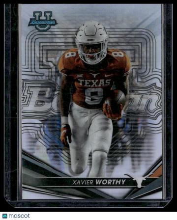 2022-23 Bowman's Best University Xavier Worthy #19 Refractor