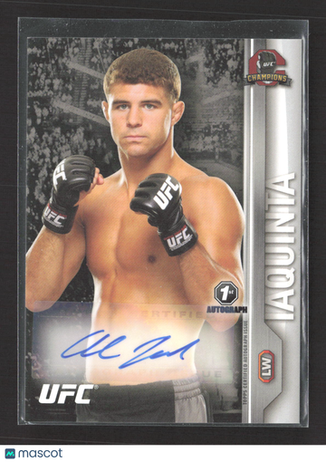 2015 Topps UFC Champions Al Iaquinta #FA-AI Authentic Fighter Autograph Card