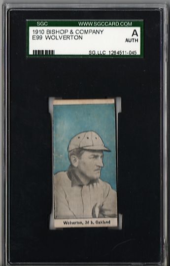 1910 E99 Bishop & Company Wolverton Oakland SGC Authentic HS85 P1240