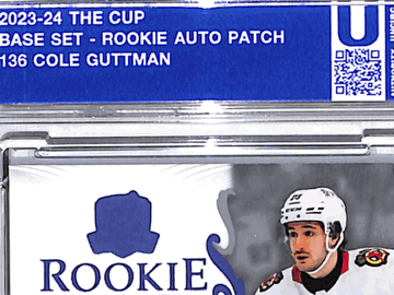 2023 Upper Deck The Cup Cole Guttman #136 /249 Autograph Patch