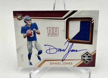 2019 Panini Limited Daniel Jones RPA Rookie Auto RC #23/23 eBay 1/1 NY Giants