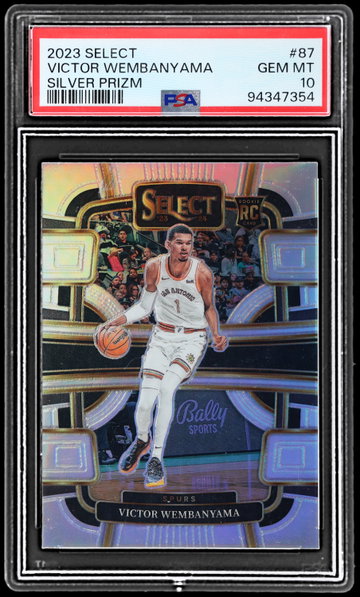 2023 Panini Select Victor Wembanyama Concourse Silver Prizm PSA 10 RC