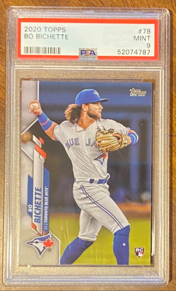 2020 Topps Bo Bichette #78 PSA 9 Mint Toronto Blue Jays