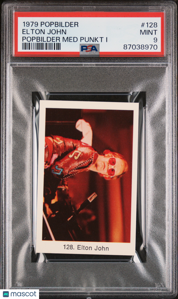 1979 Popbilder Popbilder Med Punkt I Elton John #128 PSA 9