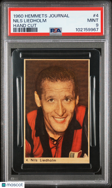 1960 Hemmets Journal Nils Liedholm #4 PSA 9