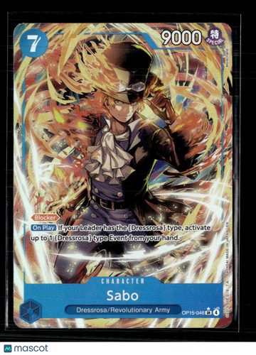 Sabo Super Rare Parallel #OP05-046