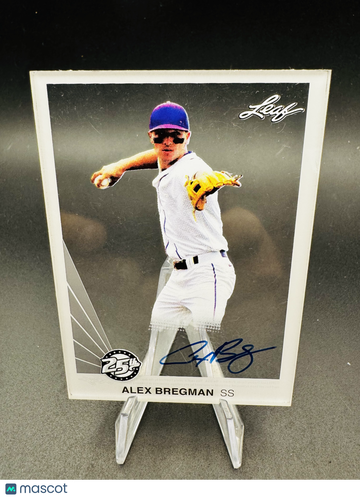 2015 Leaf 25th Anniversary Alex Bregman #A-AB1 Clear Acetate
