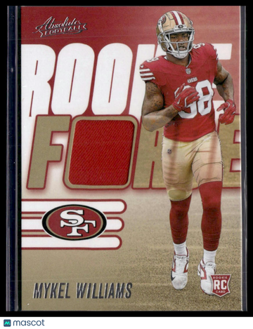 2025 Panini Absolute Football Rookie Force Mykel Williams #RF-MWS Jersey Patch RC