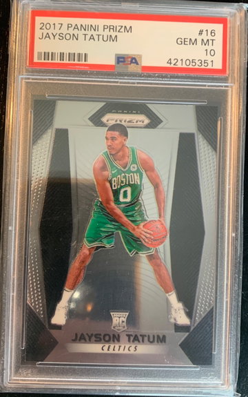 2017 Prizm Jayson Tatum PSA 10