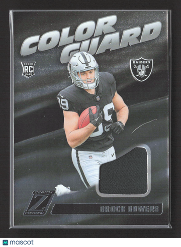 2024 Panini Zenith Color Guard Brock Bowers #CG7 RC Memorabilia