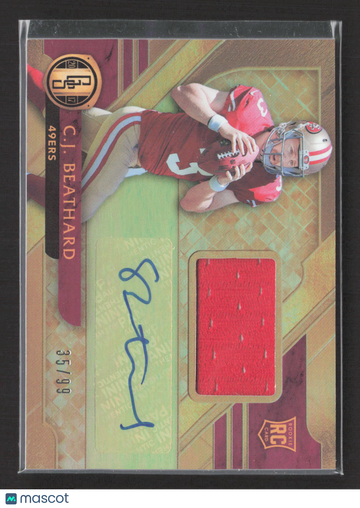 2017 Panini Gold Standard C.J. Beathard #223 /99 Memorabilia