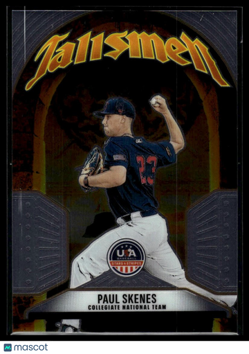 2026 Panini Stars & Stripes Prizm USA Baseball Paul Skenes #18 Talisman
