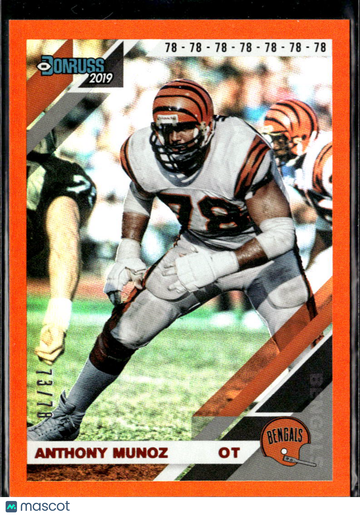 Anthony Munoz 2019 Donruss Orange /78 Cincinnati Bengals