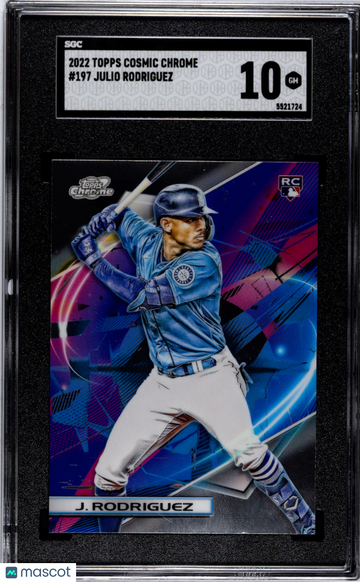 2022 Topps Cosmic Chrome Julio Rodriguez #197 SGC 10
