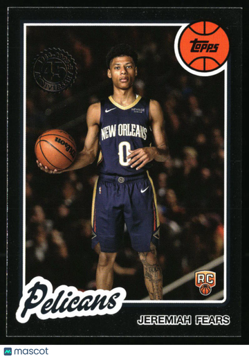 2025-26 Topps Jeremiah Fears #80BK-98 1980-81 Topps Basketball New Orleans Pelicans