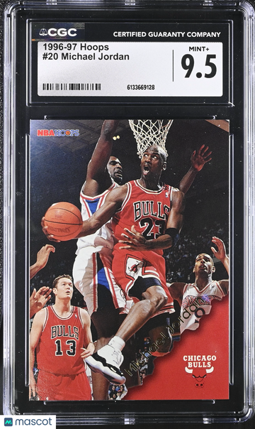 1996-97 Hoops Michael Jordan #20 CGC 9.5