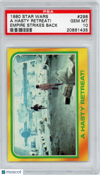 1980 Star Wars Empire Strikes Back A Hasty Retreat! #298 PSA 10