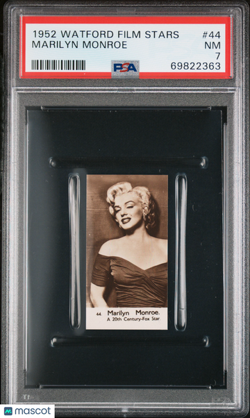 1952 Watford Film Stars Marilyn Monroe #44 PSA 7