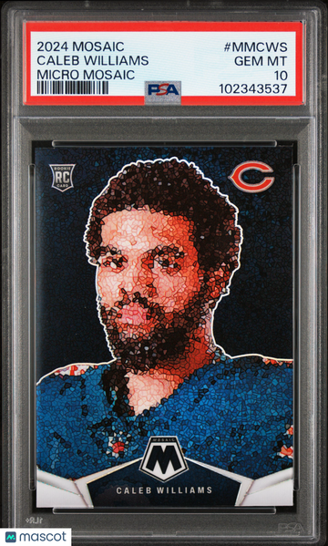 2024 Panini Mosaic Micro Mosaic Caleb Williams #MMCWS PSA 10