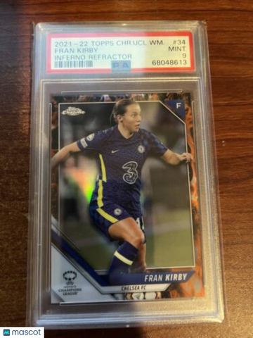 2021-22 Topps Chrome Fran Kirby PSA 9