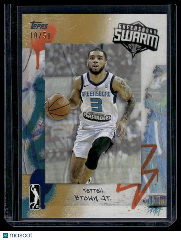 2025 Topps G League Terrell Brown Jr. #37 Gold /50