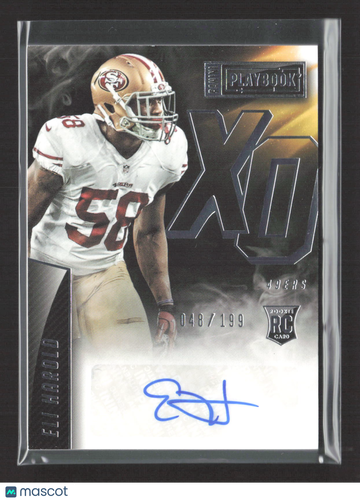 2015 Panini Playbook Eli Harold #XO-EH RC 048/199 Auto