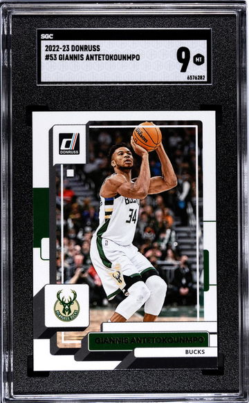2022-23 Panini Donruss Giannis Antetokounmpo #53 SGC 9