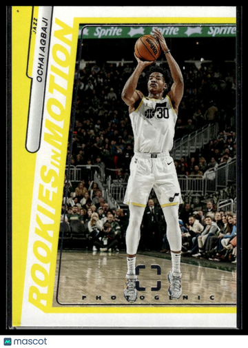 2022-23 Panini PhotoGenic Ochai Agbaji #11 Rookies In Motion