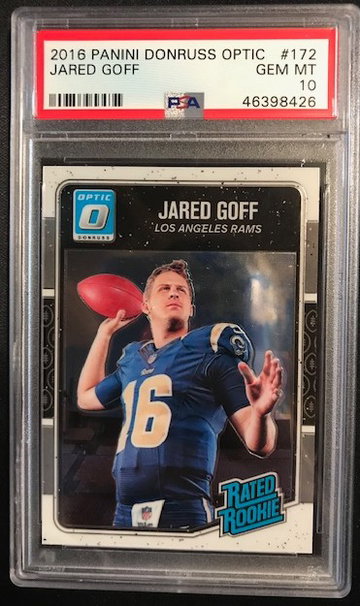Jared Goff 2016 Optic PSA 10