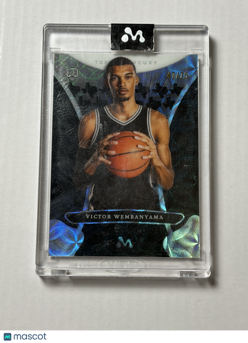 2023-24 Topps Mercury Victor Wembanyama Victor Wembanyama #10 Nicely Centered Mint Parallel/Variety Rookie Short Print 4