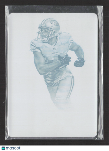 2015 Panini National Treasures Michael Crabtree #84 Cyan Printing Plate /1 Printing Plate