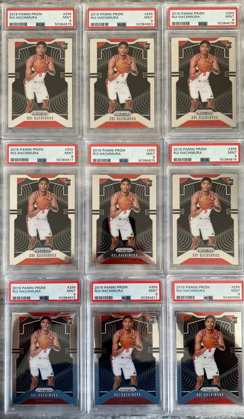 Rui Hachimura Prizm PSA 9 LOT 