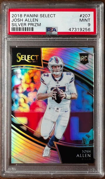 2018 Josh Allen Select Prizm Silver Rookie RC Field Level