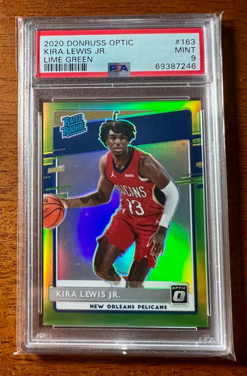 2020 Optic Lime Green Kira Lewis PSA 9 #148/149