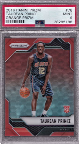 2016-17 panini prizm orange taurean prince   09/49