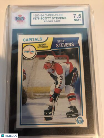 1983-84 O-Pee-Chee Scott Stevens Rookie KSA 7.5